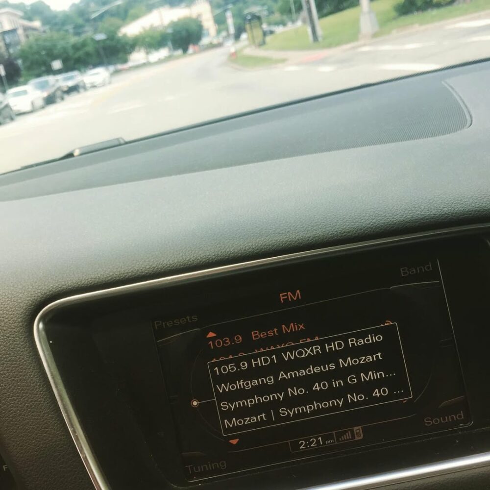 En voiture, j’entends à la radio la symphonie 4… - Antoine Vigne