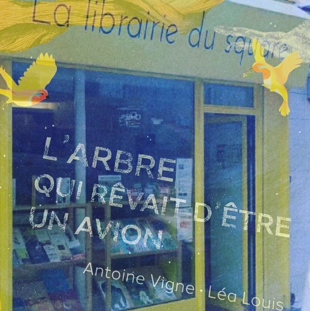 Je serai à la librairie du Square, place des Bati… - Antoine Vigne