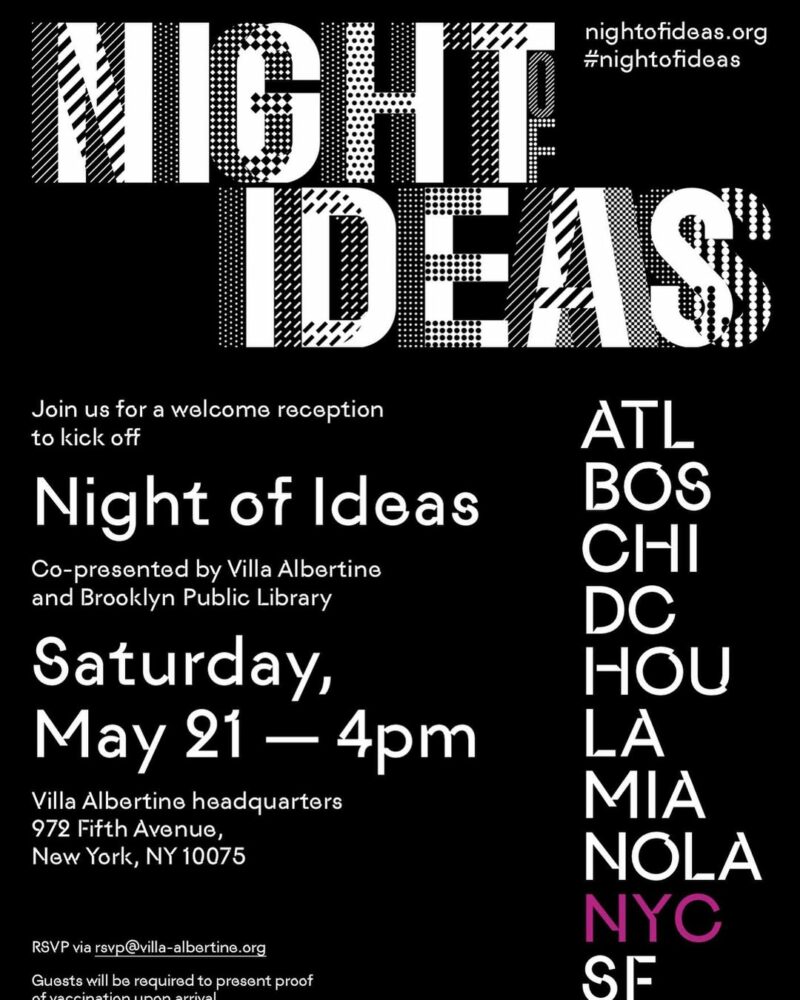 Happy to participate in the Night of Ideas with Vi… - Antoine Vigne