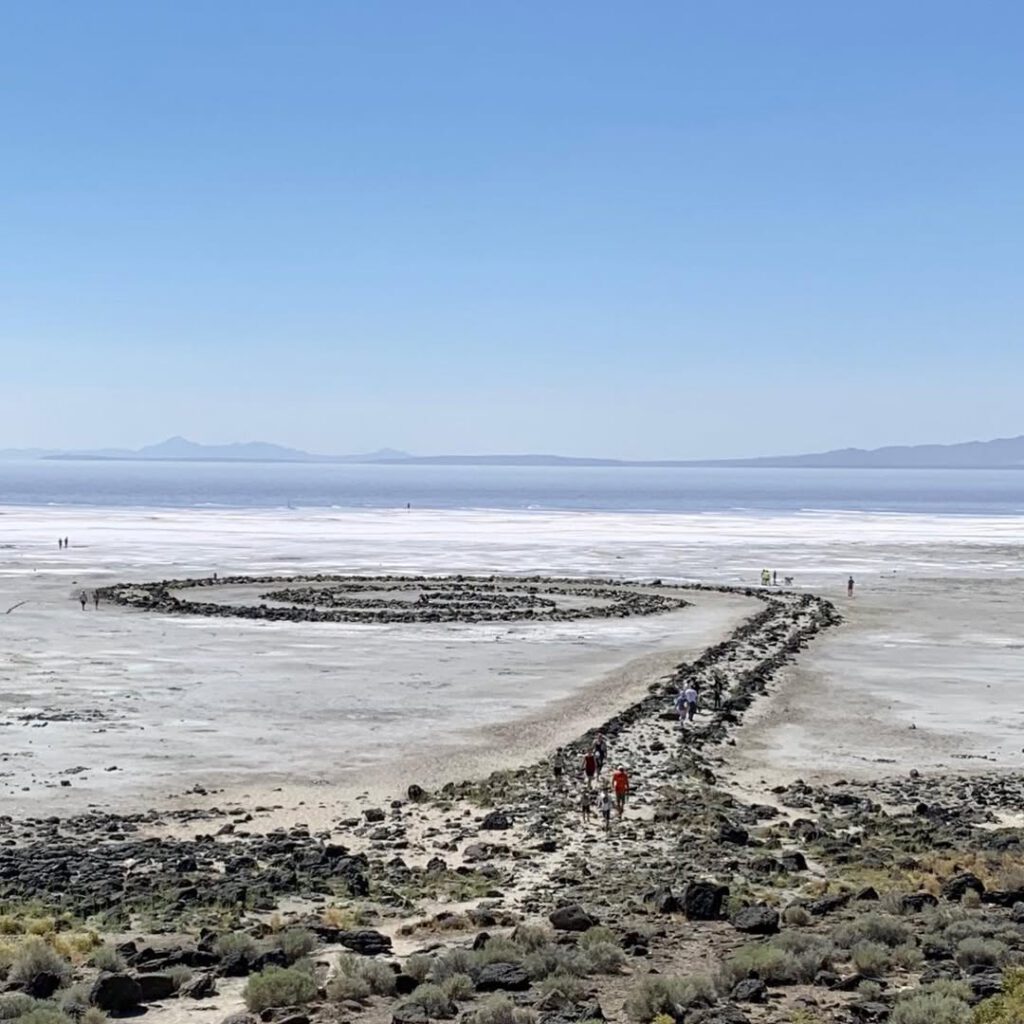 La Spiral Jetty, le grand lac salé, des pélica… - Antoine Vigne