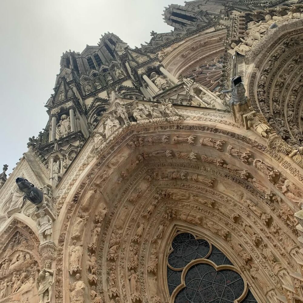 Reims aussi, la neige, la cathédrale, les rois im… - Antoine Vigne