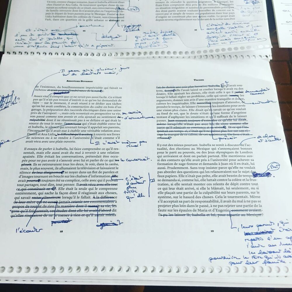 Certaines pages, certains jours… #écrire #corri… - Antoine Vigne