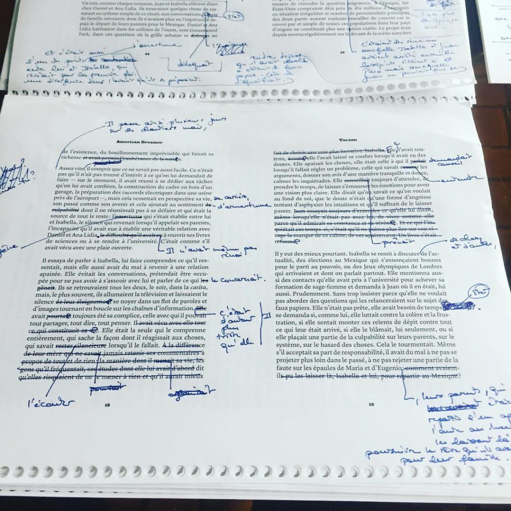Certaines pages, certains jours… #écrire #corri… - Antoine Vigne