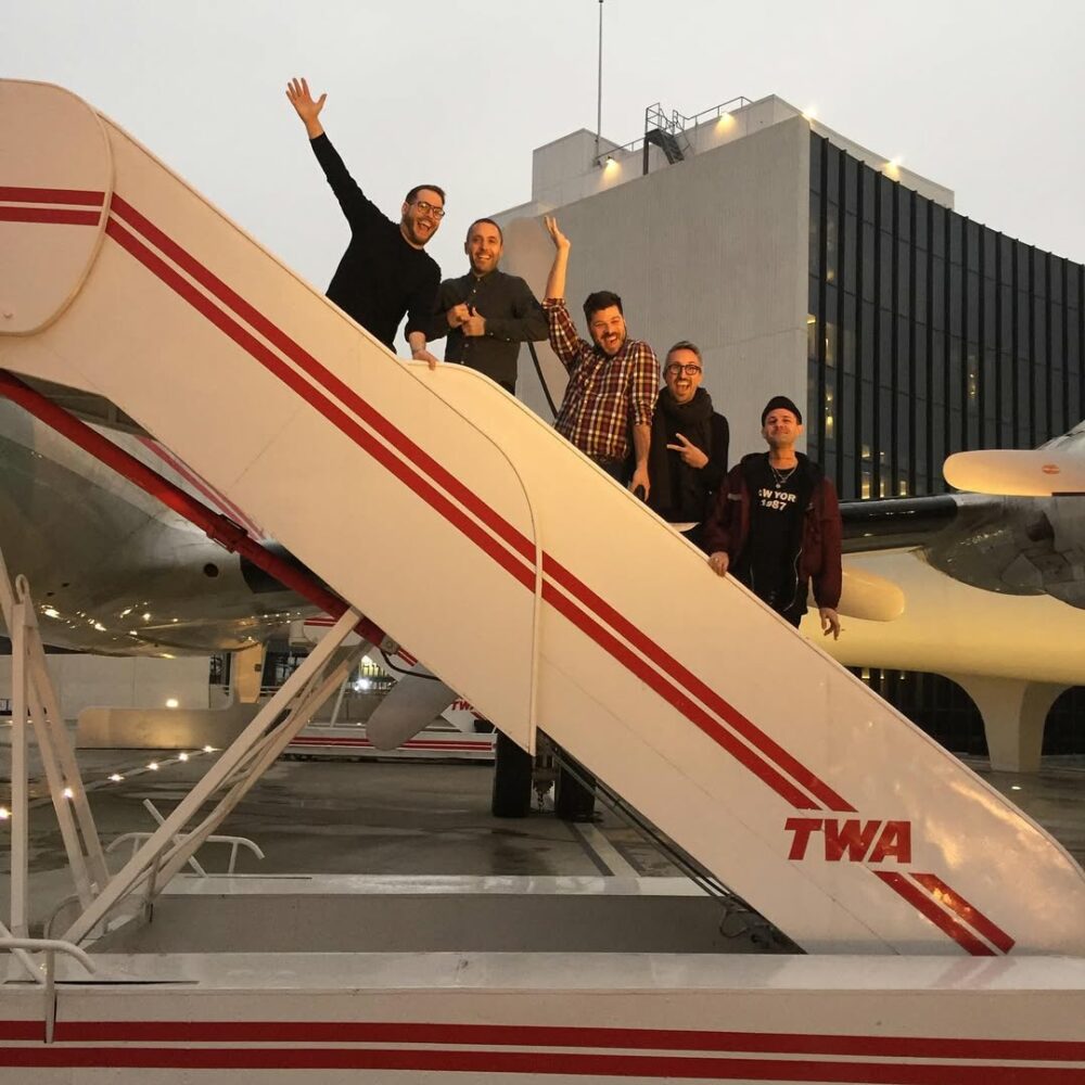 Oh, fun times with old friends at the TWA terminal… - Antoine Vigne