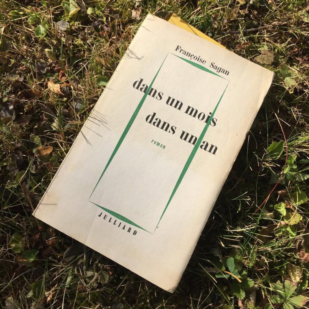 Je lis Dans un mois, dans un an de Françoise Saga… - Antoine Vigne