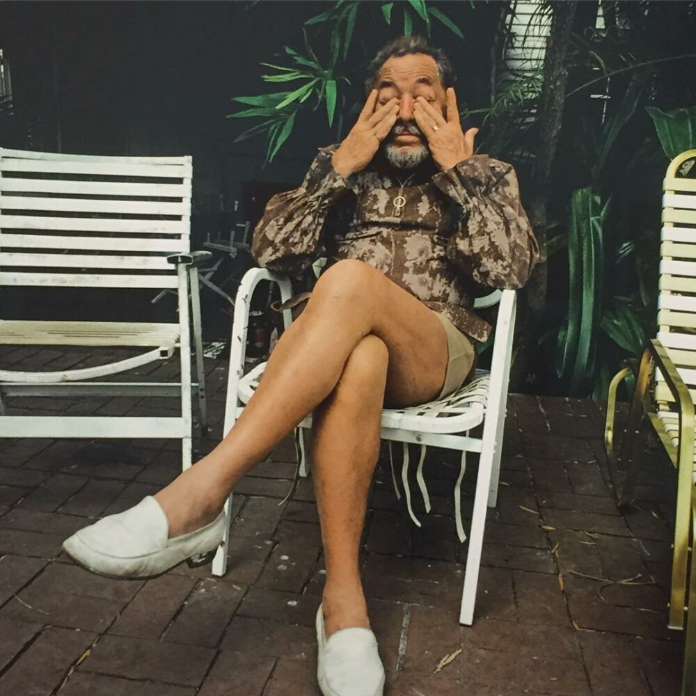Tennessee Williams by his poolside at his home. Pa… - Antoine Vigne