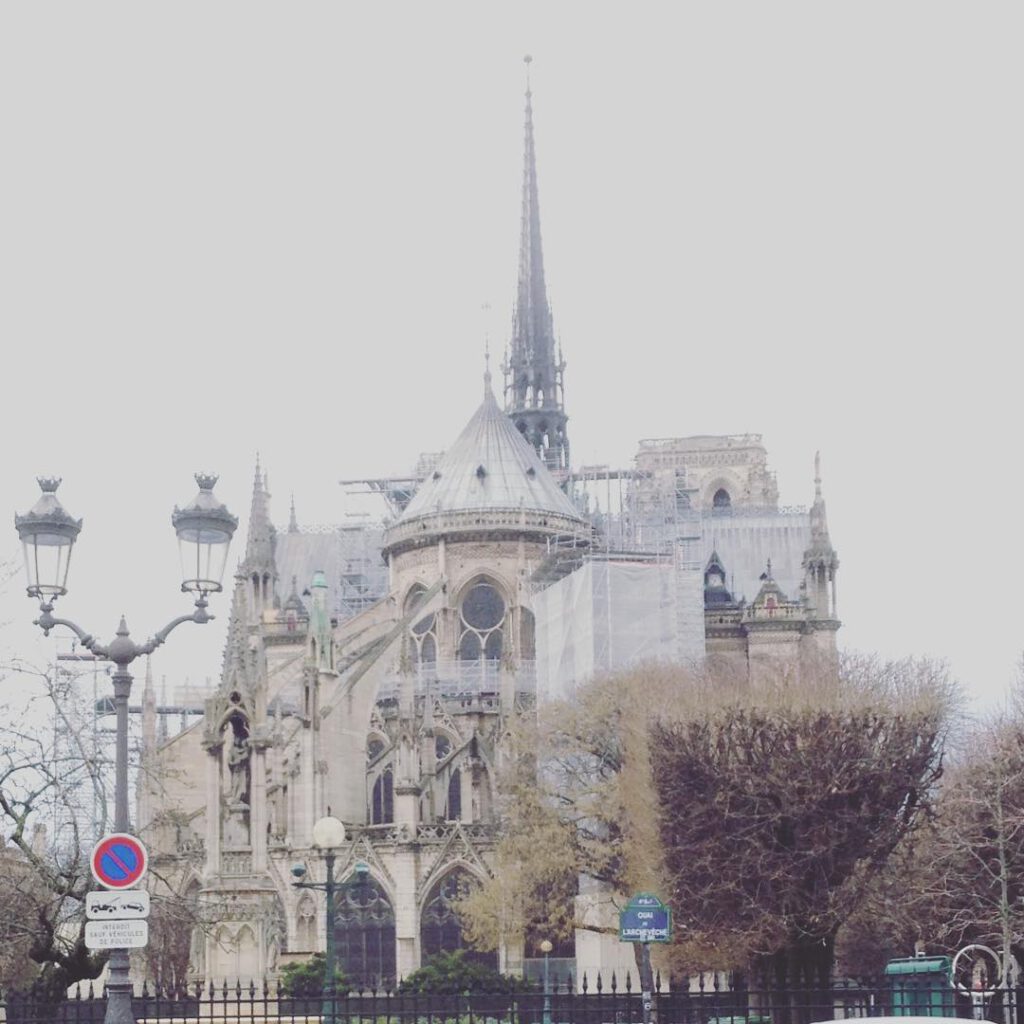 Tristesse. #notredame #incendie… - Antoine Vigne