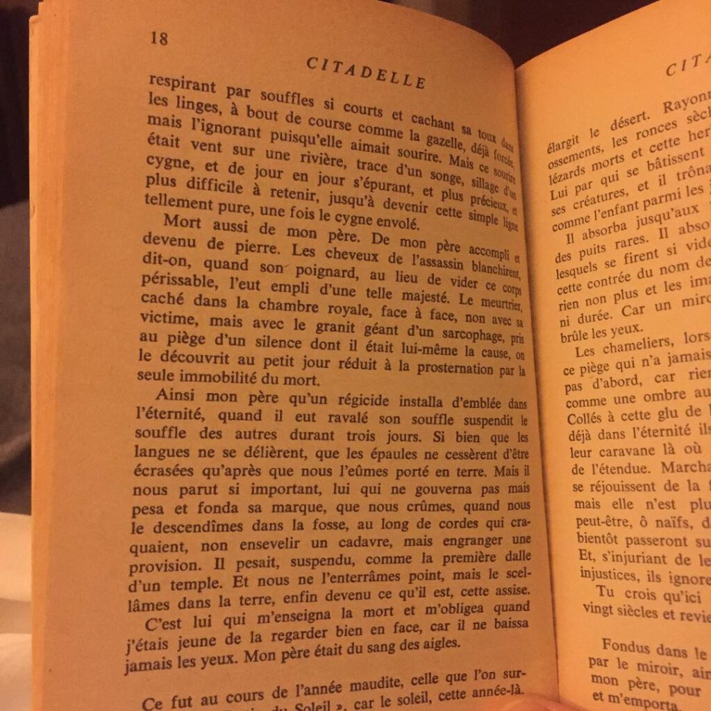 Retrouvé Citadelle de Saint-Ex ce soir. Les mots … - Antoine Vigne