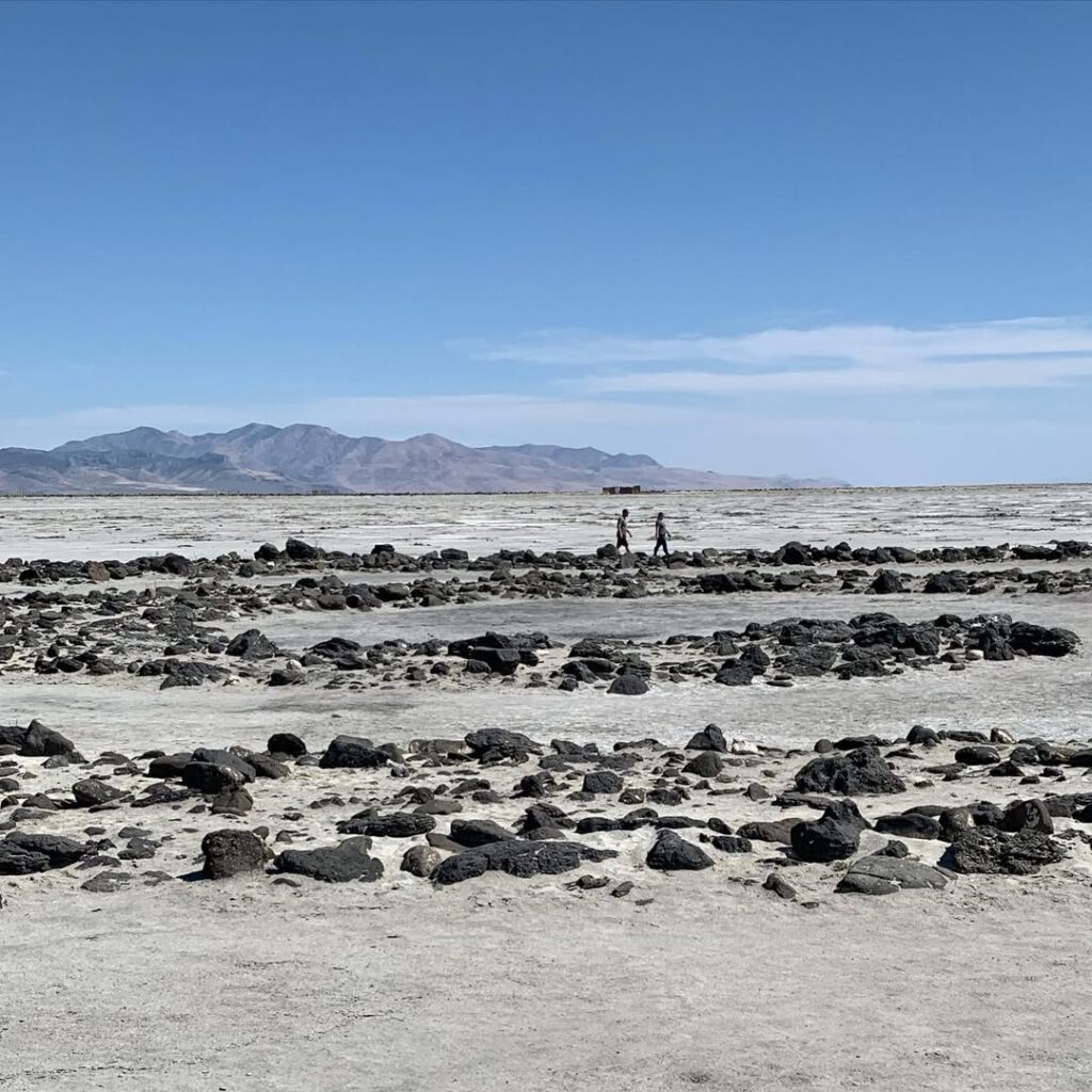 La Spiral Jetty, le grand lac salé, des pélica… - Antoine Vigne