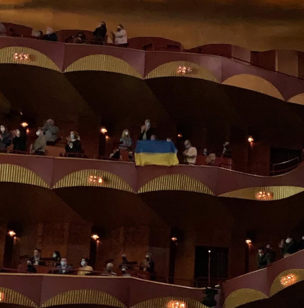 Le concert pour l’Ukraine au Met Opera hier soir… - Antoine Vigne