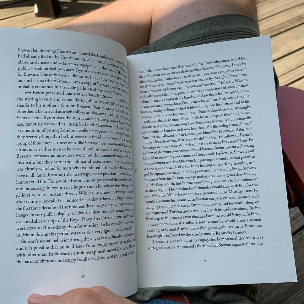 The absolute joy of a morning reading and escaping… - Antoine Vigne