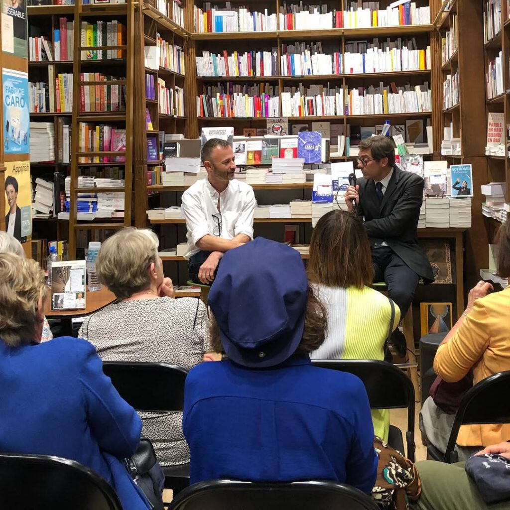 Hier soir, librairie Delamain. Autour de mon roman… - Antoine Vigne