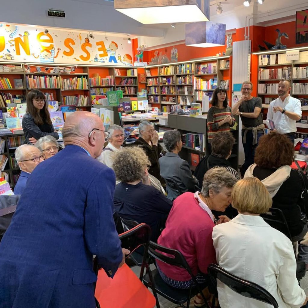 Beau moment hier soir à la librairie Atout Livre … - Antoine Vigne