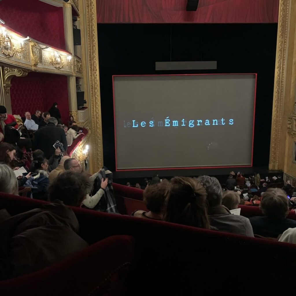 Les Émigrants de Sebald hier soir à l’Odéon a… - Antoine Vigne
