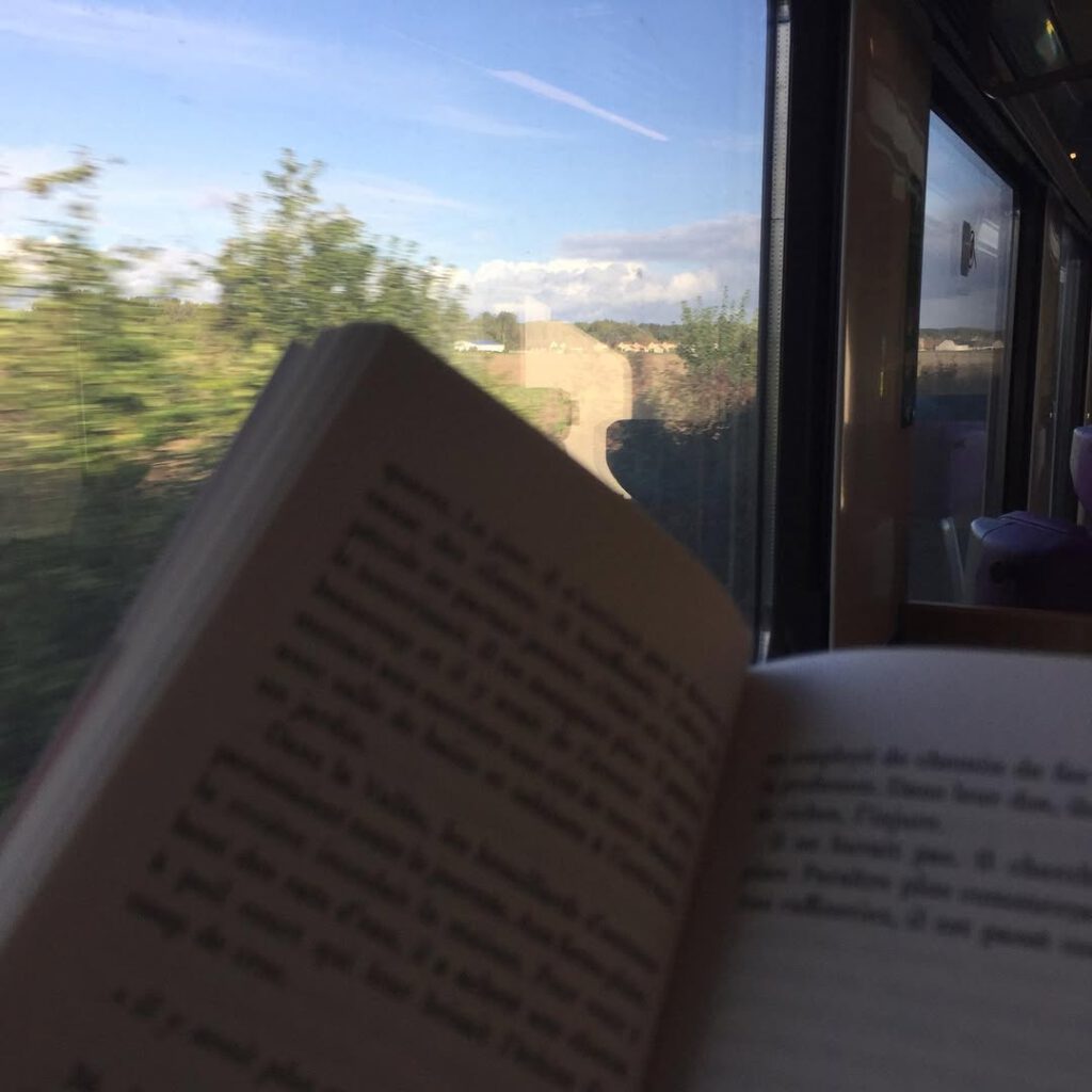 Dans le train qui m’emmène à Troyes pour le sa… - Antoine Vigne