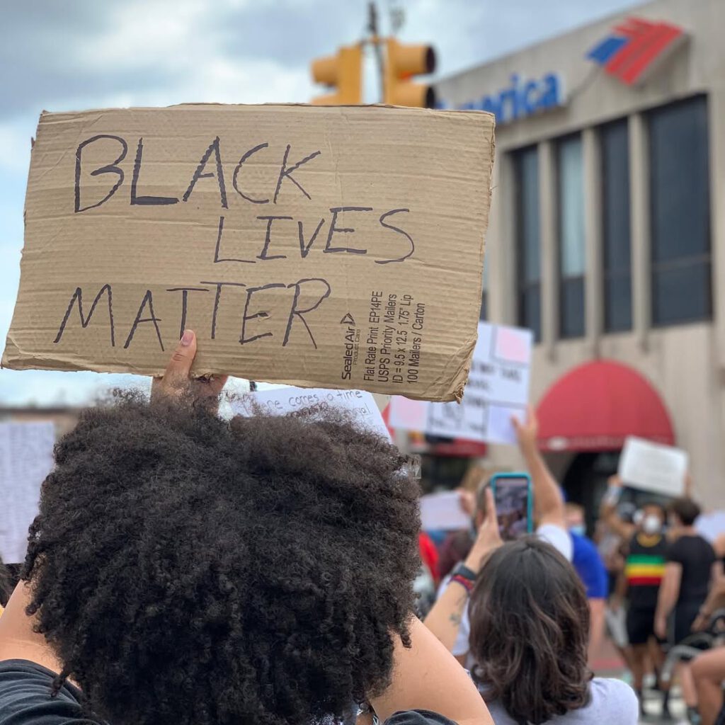 We were there again today #blacklivesmatter #blm #… - Antoine Vigne