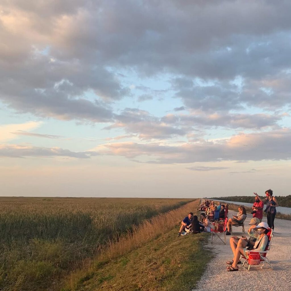 Une promenade dans les Everglades, la digue sur la… - Antoine Vigne