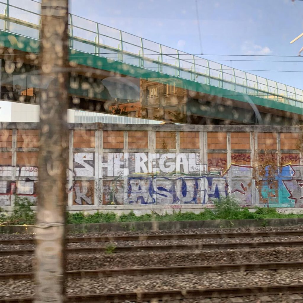 Les ponts au dessus des voies du RER entre Roissy … - Antoine Vigne