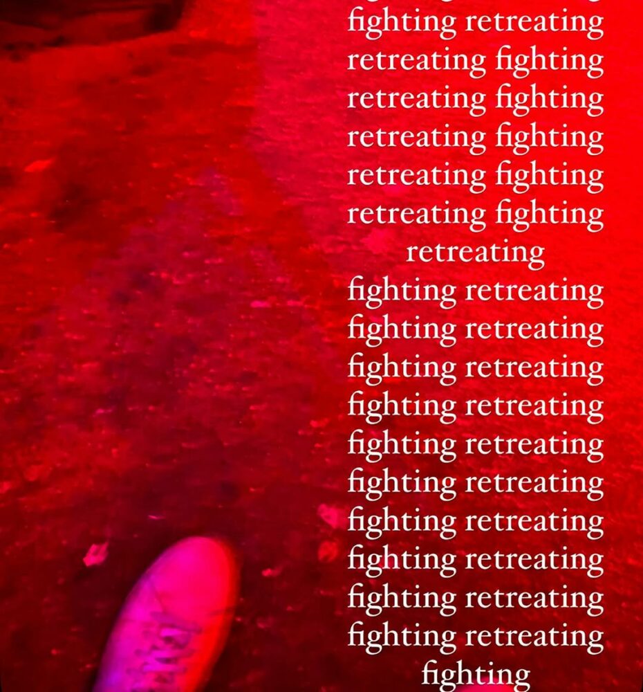 #fighting #retreating #notretemps… - Antoine Vigne